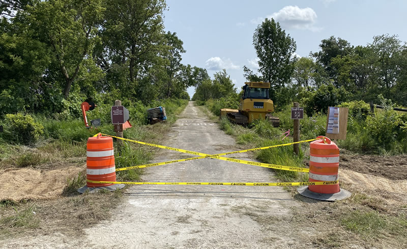 Trail Closed for Construction